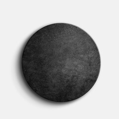 Infinity studio backdrop background with wooden podium Top viewfor product display
