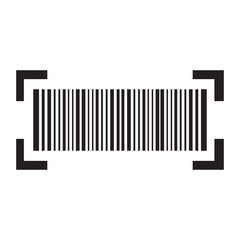 barcodes icon logo vector design template