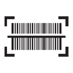 barcodes icon logo vector design template