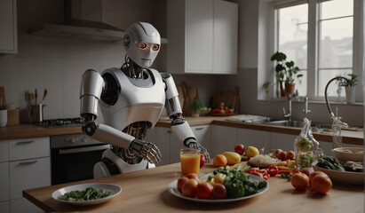 Modern technologies make it possible to create cyborgs who live with people and help prepare food in modern home kitchens. These smart autonomous robots have become an integral part of everyday life