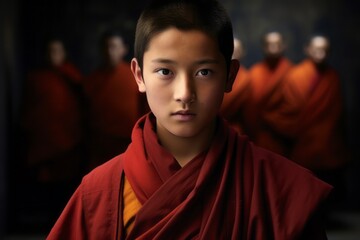 Young Tibetan monk