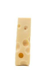 An appetizing piece of cheese. - 673459625
