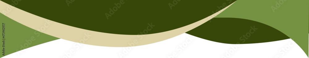 Wall mural divider header for app, banners or posters. set of template dividers shapes for website. curve lines