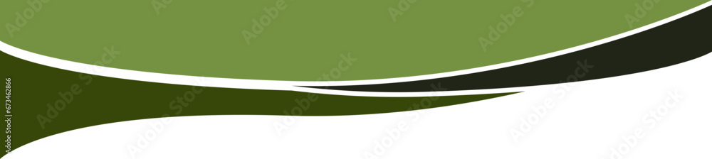 Wall mural divider header for app, banners or posters. set of template dividers shapes for website. curve lines