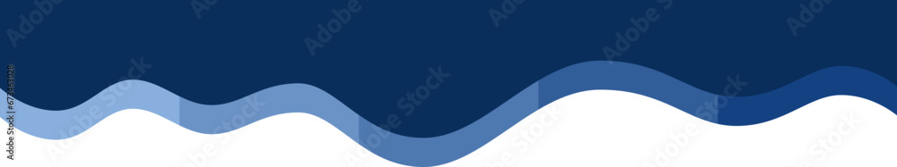 Sticker divider header for app, banners or posters. set of template dividers shapes for website. curve lines