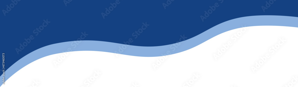 Wall mural divider header for app, banners or posters. set of template dividers shapes for website. curve lines