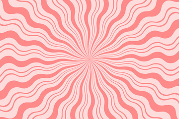 Christmas background. Vector abstract swirl, vortex backdrop. Candy cane, lollipop pattern.