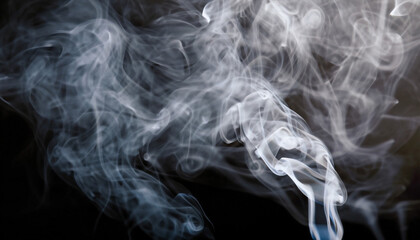 Smok texture of trendy abstract background. Creative flowing dynamic smoky wave. © SolaruS