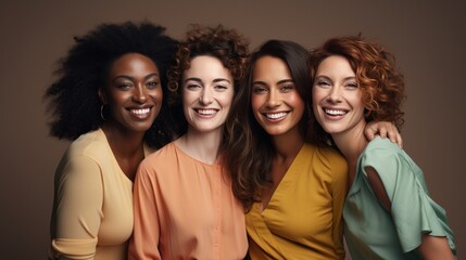 Fototapeta premium our women smiling