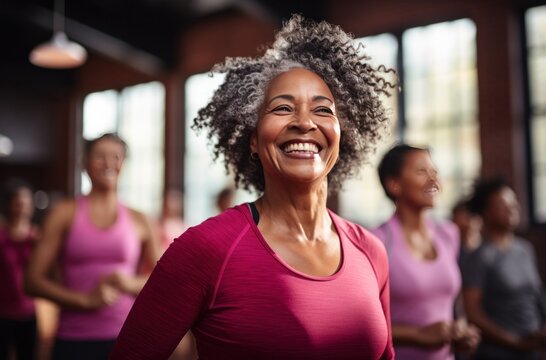 In This Fitness Class Older Women Dance In A Yoga Studio