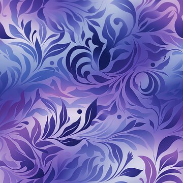 Royal Purple Ombre Serenity Pattern