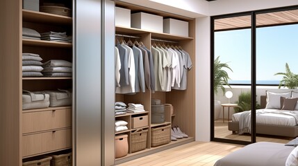 Wall mounted cable box UHD wallpaper