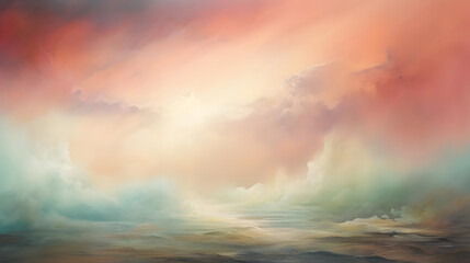 Violet Sky, Ethereal Skies Revealed, abstract landscape art, generative ai