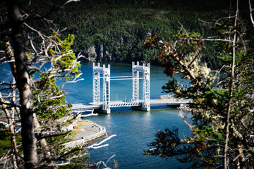 Shae Lift Bridge connecting the town of Placentia to the mainland photo taken from Castle Hill...