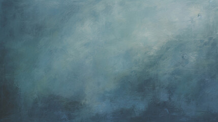 a painting of a blue sky with white clouds. Expressive Aquamarine color oil painting background