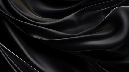 Fototapeta premium silk fabric black color