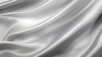 Fototapeta premium silk fabric metallic silver color