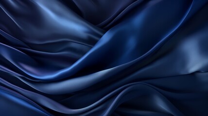 Obraz premium silk fabric blue navy color