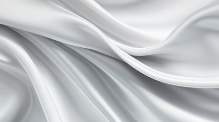 silk fabric white color