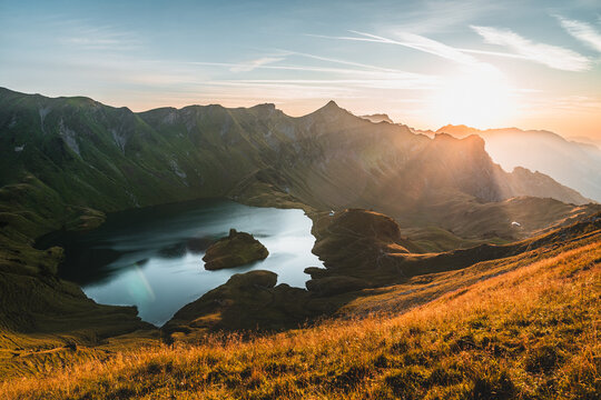 schrecksee im abendlicht