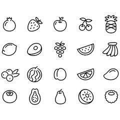 Fruit Icons vector design