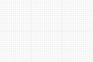 grid paper. Squared paper. Graph paper, Coordinate pape.  Paper with blue fine lines and grids. Gray empty Square Grid Graph on white paper texture background