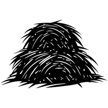 recommend clip art: Haystack Silhouette Vector illustration, Haystack agriculture vector	
