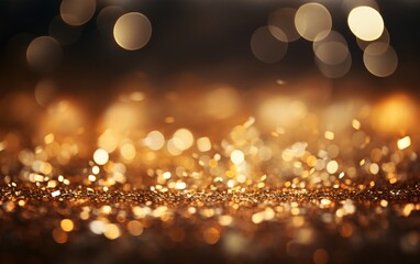 golden luxury bokeh dust background