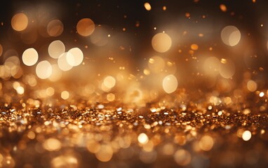 golden luxury bokeh dust background