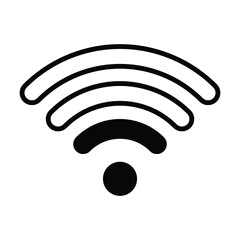 wifi connection icon logo design vector template illustration. EPS 10