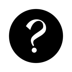 Question Mark icon in vector illustration