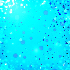 Blue bokeh background with copy space for text or your images, Suitable for seasonal, holidays, event, celebrations, Ad, Poster, Sale, Banner, Party, and design works