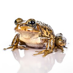 Naklejka premium Puddle frog Phrynobatrachus