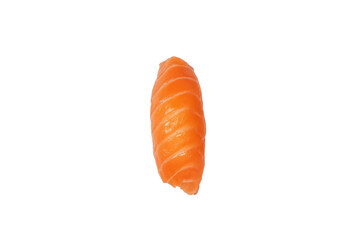 Salmon - classic sushi on a white background
