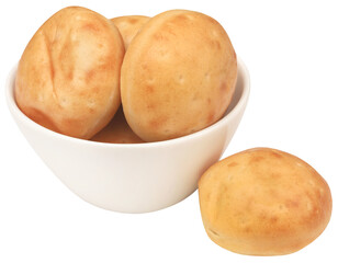 Small round vanilla bread