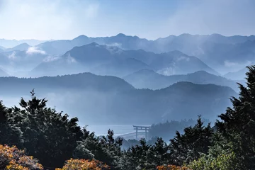 Foto auf Alu-Dibond 熊野古道　見晴台からの眺望 © 安ちゃん