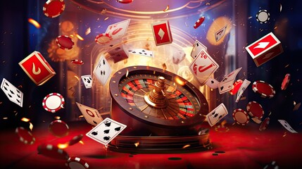 casino and gambling background