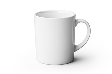 Mug Mockup on white background. Close up of Blank mug mockup isolated on white background. Tea Mug. Coffee Mug. Blank product