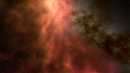 Night sky - Universe filled with stars, nebula and galaxy
