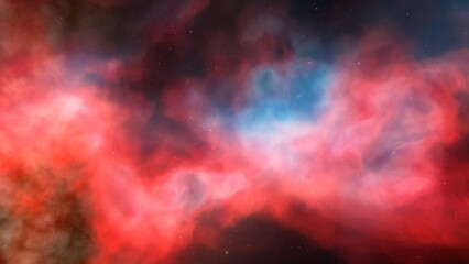 Night sky - Universe filled with stars, nebula and galaxy
