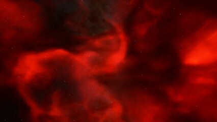 Cosmic background with a blue purple nebula and stars
