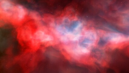 nebula gas cloud in deep outer space
