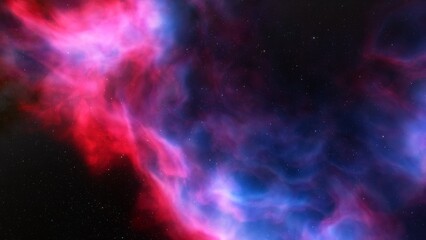 nebula gas cloud in deep outer space