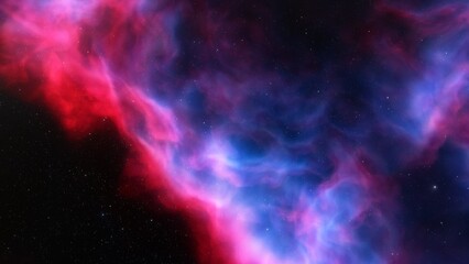 nebula gas cloud in deep outer space