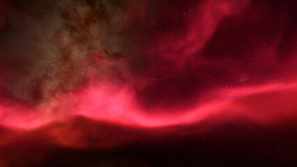 nebula gas cloud in deep outer space