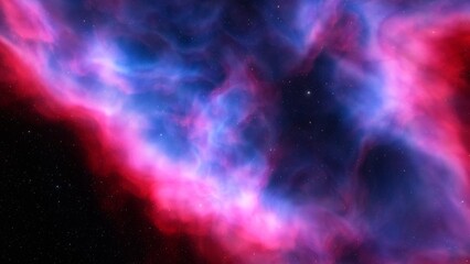 nebula gas cloud in deep outer space