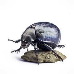 Dung beetle - obrazy, fototapety, plakaty