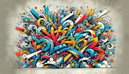 intricate graffiti 