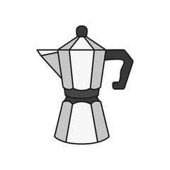 moka pot illustration