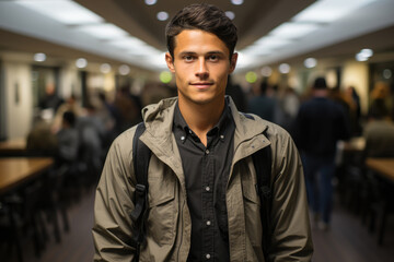 A college student interning at a company to gain practical experience and improve job prospects. Generative Ai.